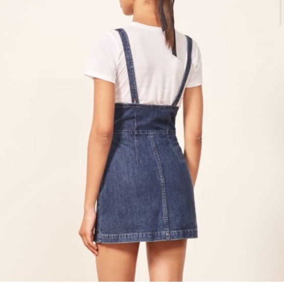 ISO Reformation Corset Dress in Denim Size 0 - Picture 2 of 4